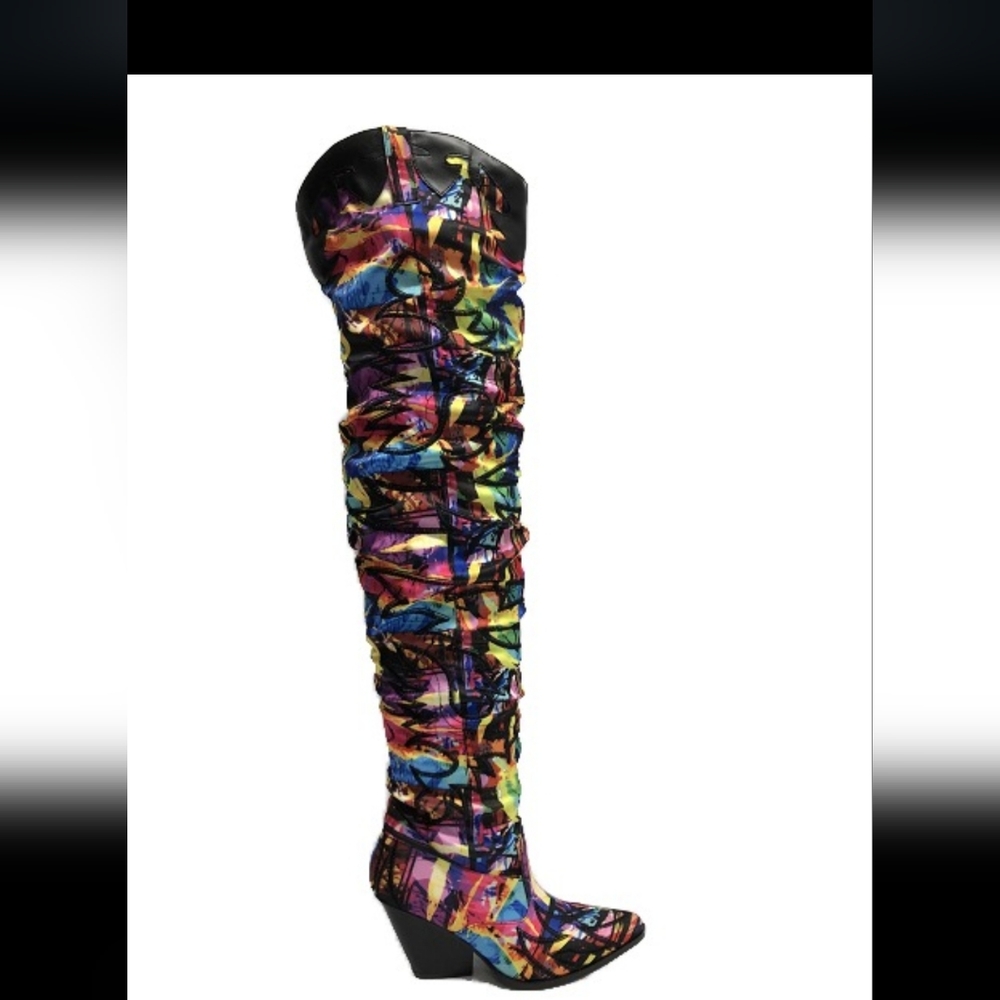 Kelsey21 cape robbin womens boot - BRAND NEW - MULTI